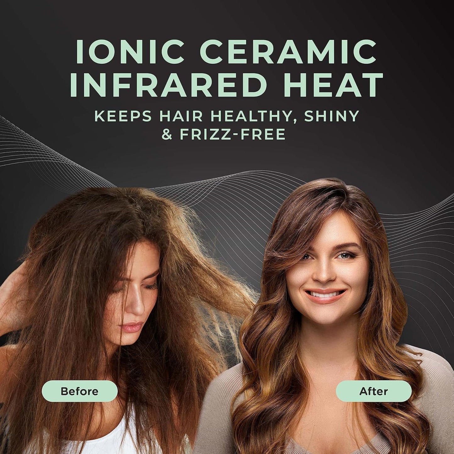 MINT Hummingbird Smart Professional Hair Dryer with Diffuser | Best Lightweight Blow Dryer with Brushless Motor | High Speed Ionic Hair Dryer with Ultra Quiet BLDC Motor